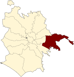 Roma Municipio VI locator map
